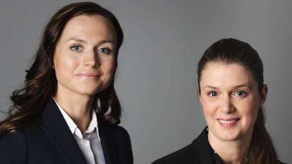 Felicia Åkerblad och Anna Gustavsson, våra experter på bostadsrättsföreningar