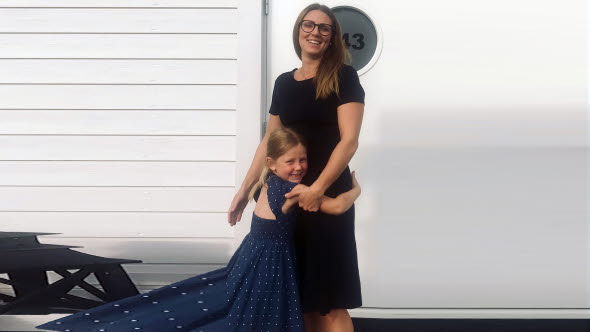 Bild på familjen Stenkvist.