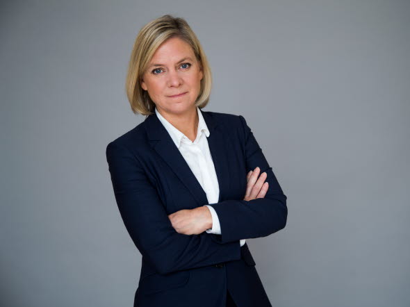 Finansminister Magdalena Andersson