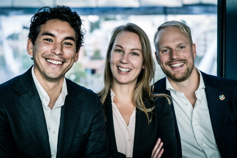 Américo Fernández, Kristin Gejrot och Gabriel Lundström Américo Fernández, Kristin Gejrot och Gabriel Lundström