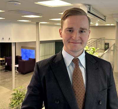 Det har varit väldigt givande att träffa unga personer som är så taggade på entreprenörskap, säger Martin Westport, företagsrådgivare på SEB. Martin Westport, företagsrådgivare på SEB.