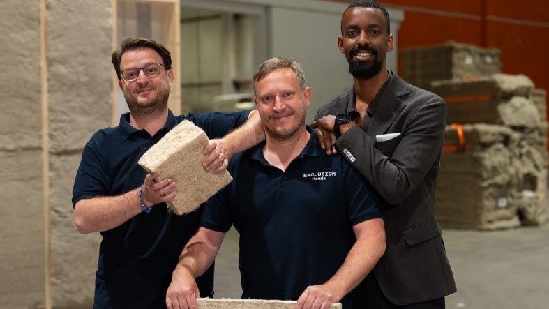 Remi Loren, Founder & CEO, Henrik Jacobsson, Co-Founder & COO och Naib Woldemariam, Co-Founder & CTO på Ekolution AB